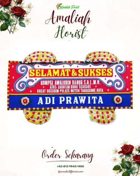 Papan Bunga Ucapan Selamat Kuwurejo